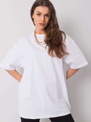 Marškinėliai moterims Rue Paris RV-TS-6052.71P, balti kaina ir informacija | Marškinėliai moterims | pigu.lt
