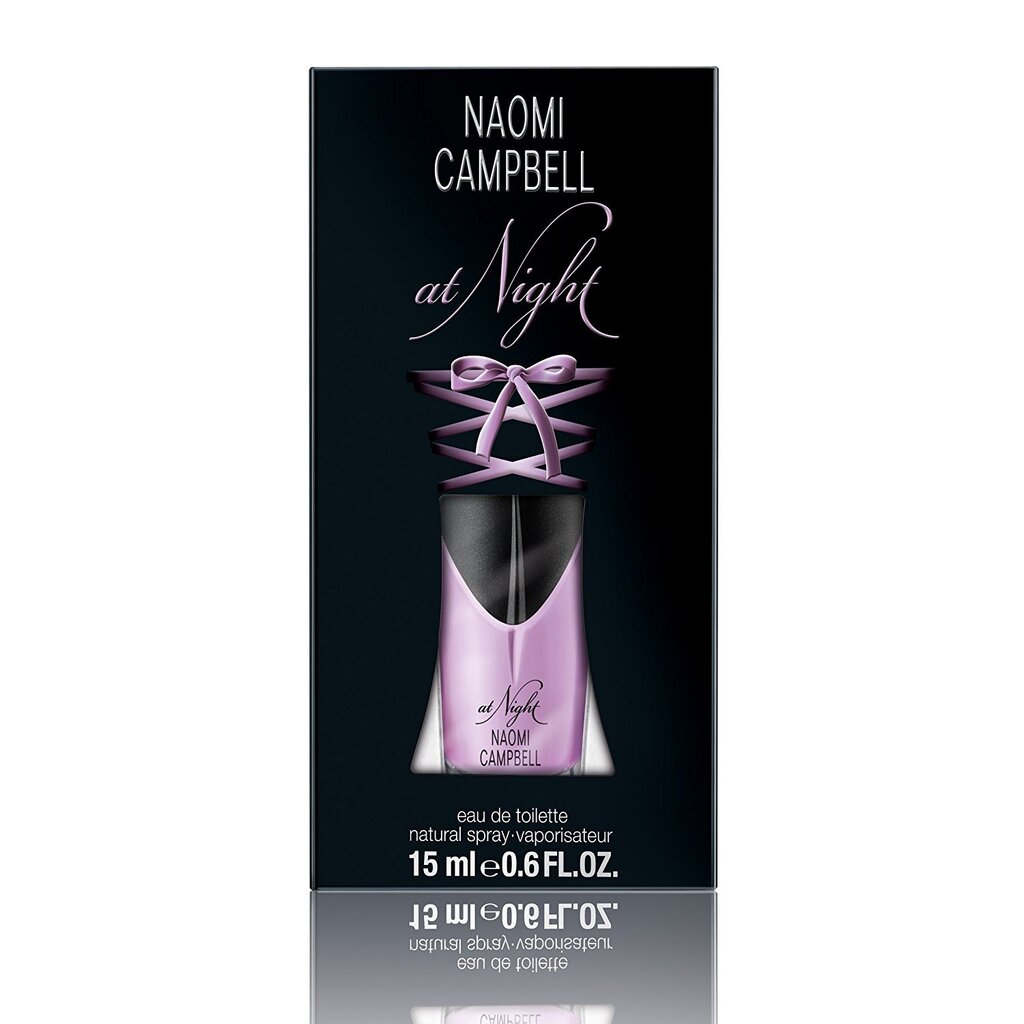 Tualetinis vanduo Naomi Campbell Naomi Campbell at Night EDT moterims, 15 ml kaina ir informacija | Kvepalai moterims | pigu.lt