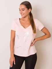 Marškinėliai moterims For fitness, rožiniai цена и информация | Спортивная одежда для женщин | pigu.lt