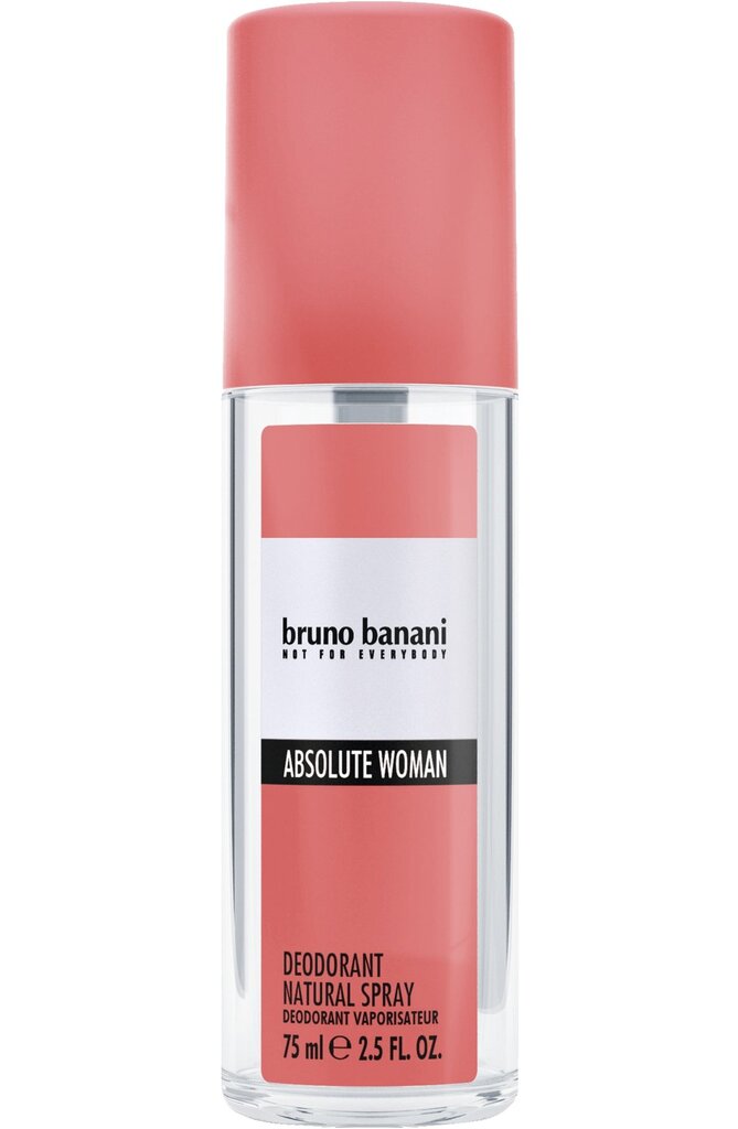 Purškiamas dezodorantas Bruno Banani Absolute Woman moterims 75 ml цена и информация | Parfumuota kosmetika moterims | pigu.lt