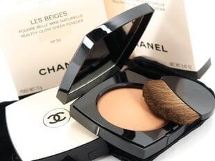 Осветляющая пудра для лица Chanel Les Beiges Healthy Glow Sheer, 30, 12 г цена и информация | Пудры, базы под макияж | pigu.lt