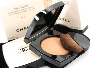 Сияние придающая пудра для лица Chanel Les Beiges Healthy Glow Sheer, 40, 12 г цена и информация | Пудры, базы под макияж | pigu.lt