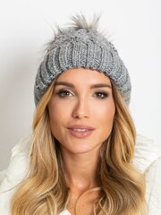 Kepurė moterims AT-CZ-1716501.36 531124, pilka kaina ir informacija | Kepurės moterims | pigu.lt