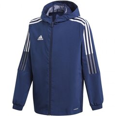 Striukė berniukams Adidas Tiro 21 Windbreaker Jr GP4974, mėlyna kaina ir informacija | Striukės berniukams | pigu.lt