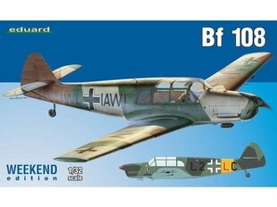Eduard - Bf 108 Weekend Edition, 1/32, 3404 цена и информация | Конструкторы и кубики | pigu.lt