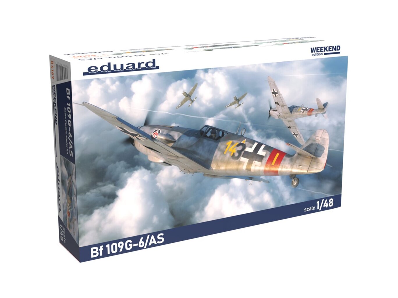 Konstruktorius lėktuvas Eduard Bf-109G-6/ AS Weekend Edition, 1/48, 84169 kaina ir informacija | Konstruktoriai ir kaladėlės | pigu.lt