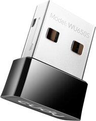 Cudy AC650 USB WLAN Stick, WLAN Adapter для PC-NANO-Size, совместим с Windows XP, 7, 8, 8.1.10, Mac OS 10.10-10.14, WU650 цена и информация | Адаптеры, USB-разветвители | pigu.lt