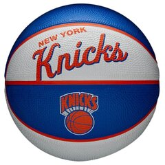 Mini krepšinio kamuolys Wilson Team Retro New York Knicks kaina ir informacija | Krepšinio kamuoliai | pigu.lt