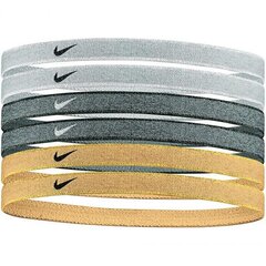 Nike galvos juosta unisex N1002008097OS, įvairių spalvų, 6 vnt. kaina ir informacija | Sportinė apranga moterims | pigu.lt