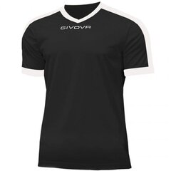 Marškinėliai vyras Givova, juodi цена и информация | Мужские футболки | pigu.lt