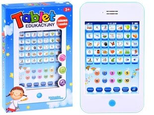 Интерактивный планшет на польском языке, синий цена и информация | Развивающие игрушки | pigu.lt
