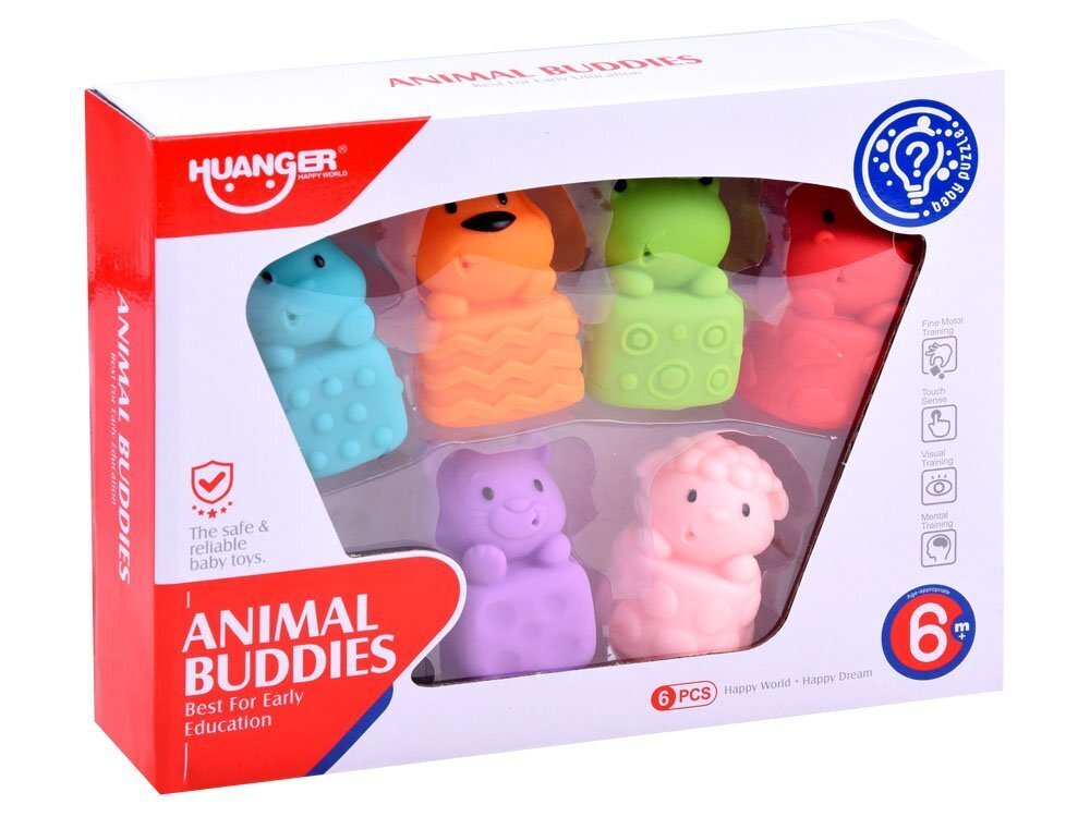 Vonios žaislai gyvūnėliai Huanger kaina ir informacija | Žaislai kūdikiams | pigu.lt