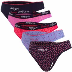 Трусы TOMMY HILFIGER Thong Mixed 5 Psc UW0UW032000R1 цена и информация | Трусики | pigu.lt