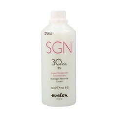 Окислитель Evelon Pro SGN Hydrogen Peroxide 30 vol 9 %, 250 мл цена и информация | Краска для волос | pigu.lt