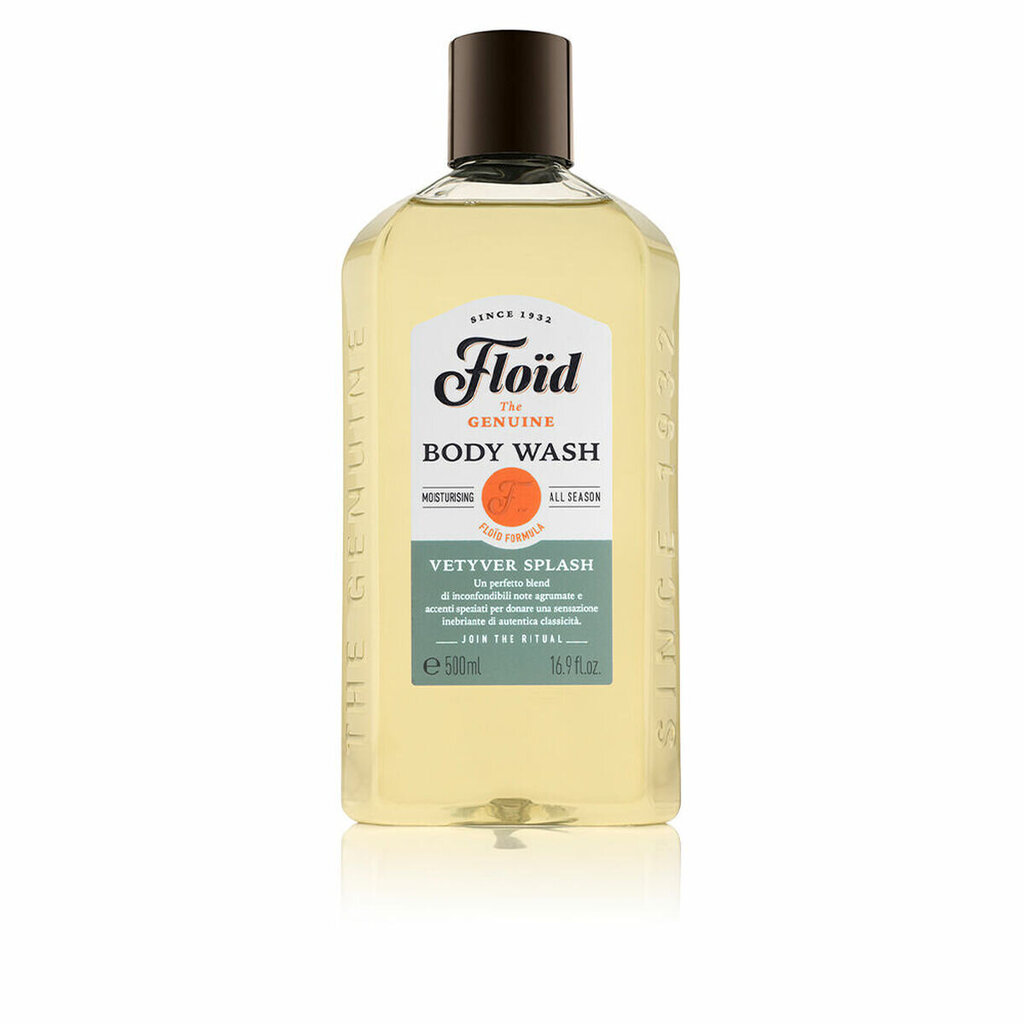 Drėkinamasis dušo gelis Floid Vetyver Splash, 500 ml цена и информация | Dušo želė, aliejai | pigu.lt