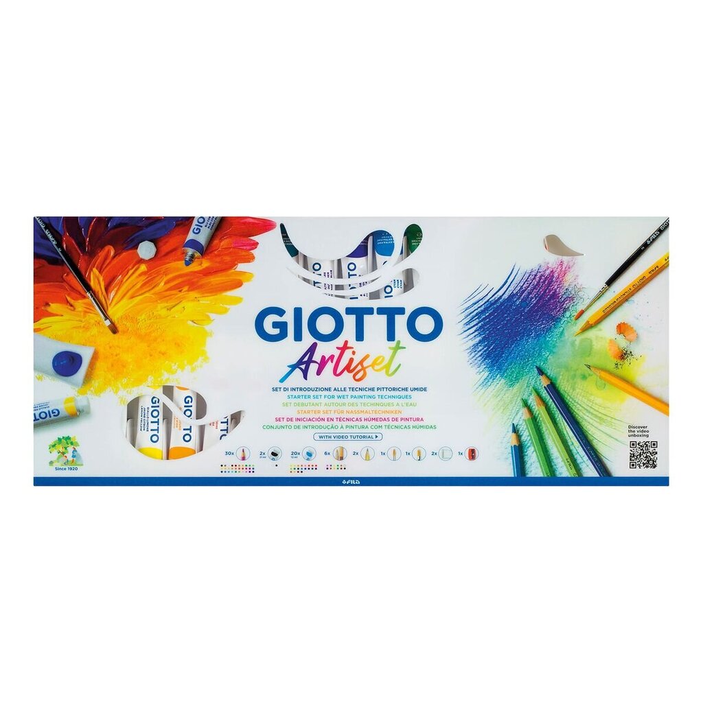 Piešimo rinkinys Giotto Artiset, 65 vnt. kaina ir informacija | Piešimo, tapybos, lipdymo reikmenys | pigu.lt