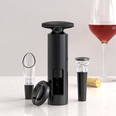 Zyle vyno butelių atidarytuvo rinkinys, 4 dalių kaina ir informacija | Virtuvės įrankiai | pigu.lt