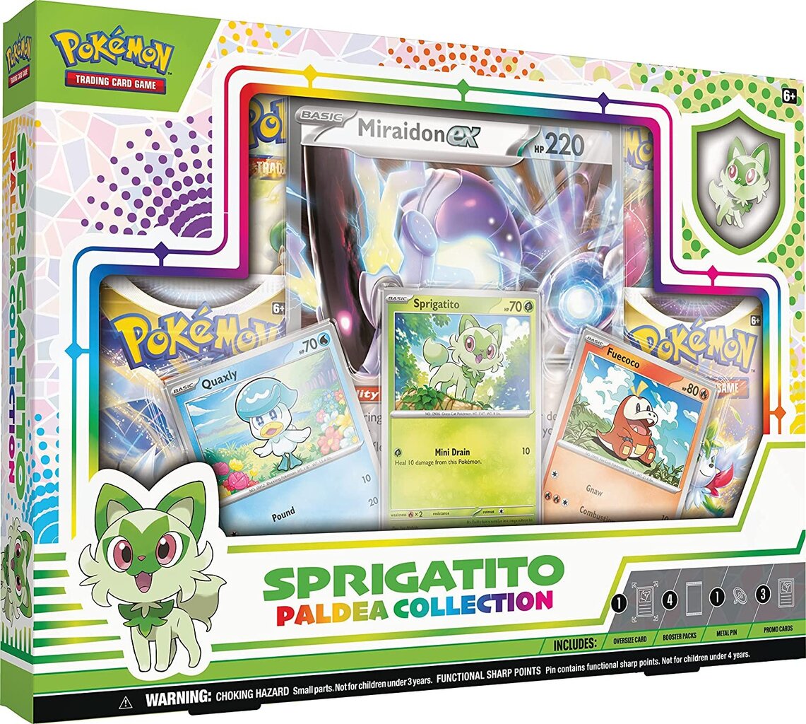 Kortų žaidimas Pokemon TCG - Paldea Collection - Sprigatito цена | pigu.lt