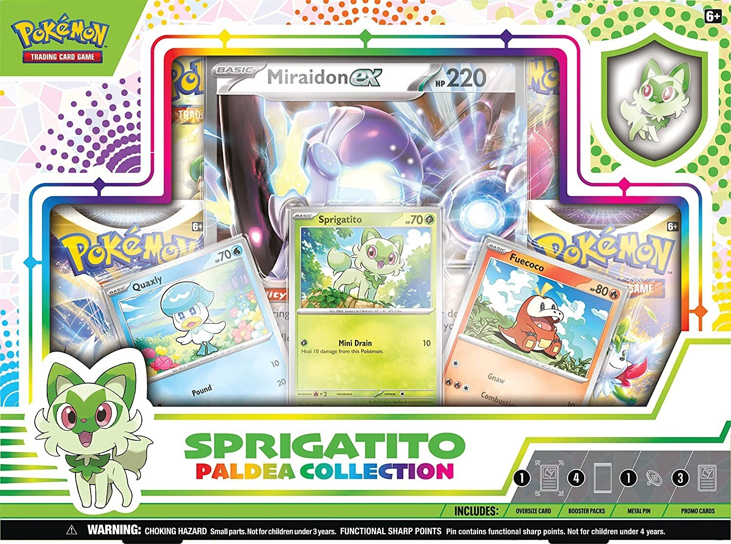 Kortų žaidimas Pokemon TCG - Paldea Collection - Sprigatito цена | pigu.lt