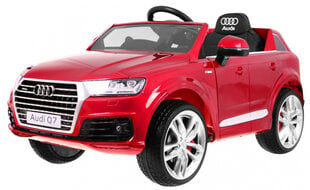 Vienvietis elektromobilis Audi Q7, raudonas kaina ir informacija | Audi Vaikams ir kūdikiams | pigu.lt