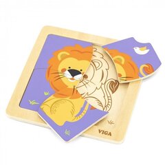Medinė dėlionė Viga Lion (2458) 3160 kaina ir informacija | Žaislai kūdikiams | pigu.lt