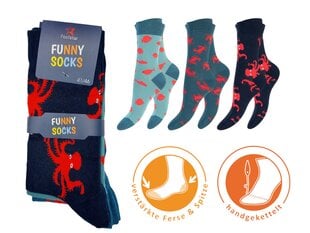 Цветные носки унисекс Footstar Funny Socks 79044, 3 пары. цена и информация | Мужские носки | pigu.lt