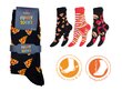 Unisex spalvotos kojinės Footstar Funny Socks 79045, 3 poros kaina ir informacija | Vyriškos kojinės | pigu.lt