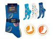 Unisex spalvotos kojinės Footstar Funny Socks 79045, 3 poros kaina ir informacija | Vyriškos kojinės | pigu.lt