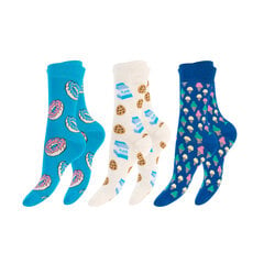 Цветные носки унисекс Footstar Funny Socks 79045, 3 пары цена и информация | Мужские носки | pigu.lt