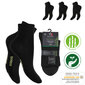 Bambukinės kojinės vyrams Footstar 79519, juodos, 3 poros kaina ir informacija | Vyriškos kojinės | pigu.lt