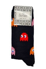 Šukuotinės medvilnės kojinės unisex Crazy Socks Pac-Man, įvairių spalvų kaina ir informacija | Vyriškos kojinės | pigu.lt