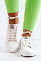 Sportiniai batai moterims Cross Jeans, balti kaina ir informacija | Bateliai moterims | pigu.lt