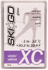 Parafinas SKIGO XC Glider Violet (-1..-12C) kaina ir informacija | Lygumų slidžių priežiūros priemonės | pigu.lt