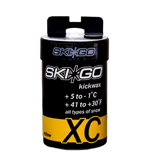 Sukibimo tepalas SKIGO XC Kickwax Yellow kaina ir informacija | Lygumų slidžių priežiūros priemonės | pigu.lt