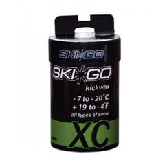 Sukibimo tepalas SKIGO XC Kickwax Green kaina ir informacija | Lygumų slidžių priežiūros priemonės | pigu.lt