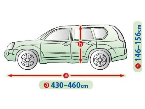 Automobilio uždangalas Kegel-Blazusiak SUV, M dydis, 400-420 cm kaina ir informacija | Auto reikmenys | pigu.lt
