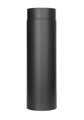 Труба для черного дымохода  D120 0.5м цена и информация | Принадлежности для отопительного оборудования | pigu.lt