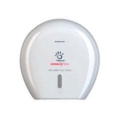 Антибактериальный диспенсер для туалетной бумаги Mini Jumbo, белый цена и информация | Аксессуары для ванной комнаты | pigu.lt
