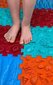 Ortopediniai, masažiniai kilimėliai Ortho puzzle meri, 8 vnt цена и информация | Žaislai kūdikiams | pigu.lt