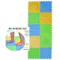 Masažinių kilimėlių dėlionė Ortho puzzle mix 10, 10 vnt kaina ir informacija | Žaislai kūdikiams | pigu.lt