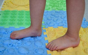 Ортопедические, массажные коврики Ortho puzzle mix 10 цена и информация | Игрушки для малышей | pigu.lt