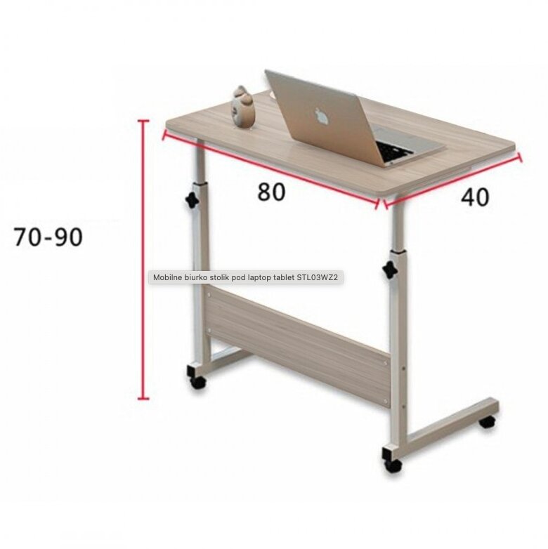 Reguliuojamas nešiojamojo kompiuterio stalas kaina ir informacija | Kompiuteriniai, rašomieji stalai | pigu.lt