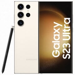 Samsung Galaxy S23 Ultra 5G 8/256GB Beige SM-S918BZEDEUE kaina ir informacija | Mobilieji telefonai | pigu.lt