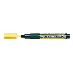 Маркер Liquid chalk markers Pentel Wet Erase, жёлтый, 12 шт. цена и информация | Письменные принадлежности | pigu.lt