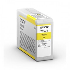 Espon T8504, geltona kasetė kaina ir informacija | Kasetės rašaliniams spausdintuvams | pigu.lt