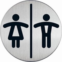 Klijuojama nuorodų lentelė WC Vyrams Ir Moterims, Ø8,3cm kaina ir informacija | Kanceliarinės prekės | pigu.lt