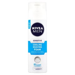 Skutimosi putos Nivea Men Sensitive Cooling 200 ml kaina ir informacija | Skutimosi priemonės ir kosmetika | pigu.lt