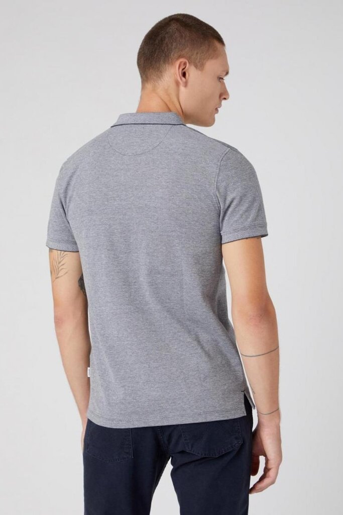 Polo marškinėliai vyrams Wrangler, pilki kaina ir informacija | Vyriški marškinėliai | pigu.lt