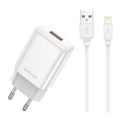 Jellico EU01 2.4A USB, Lightning kaina ir informacija | Krovikliai telefonams | pigu.lt