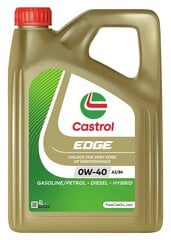 Моторное масло Castrol Edge TITANIUM FST 0W-40 цена и информация | Моторные масла | pigu.lt